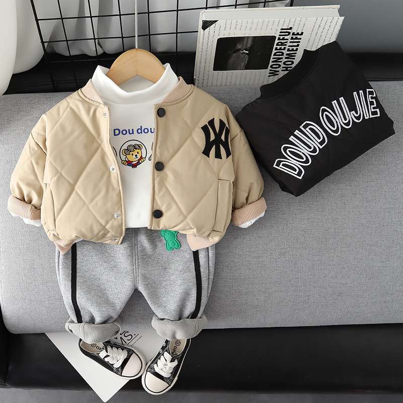 ベビー服  ベビーNY野球チーム柄ボンバージャケット