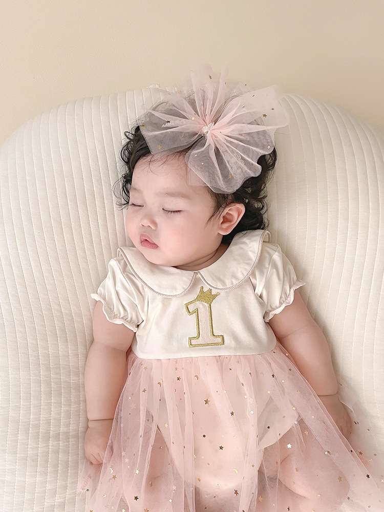 ベビー服  チュチュワンピース 星空プリンセス 1歳お誕生日