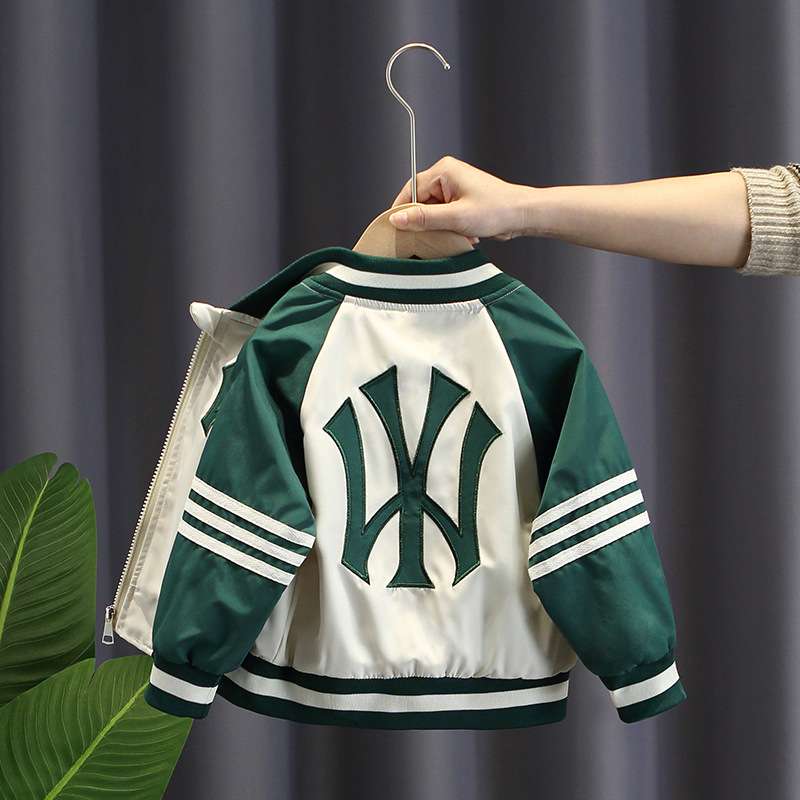 ベビー服  ニューヨークチーム風ベビージャンパー