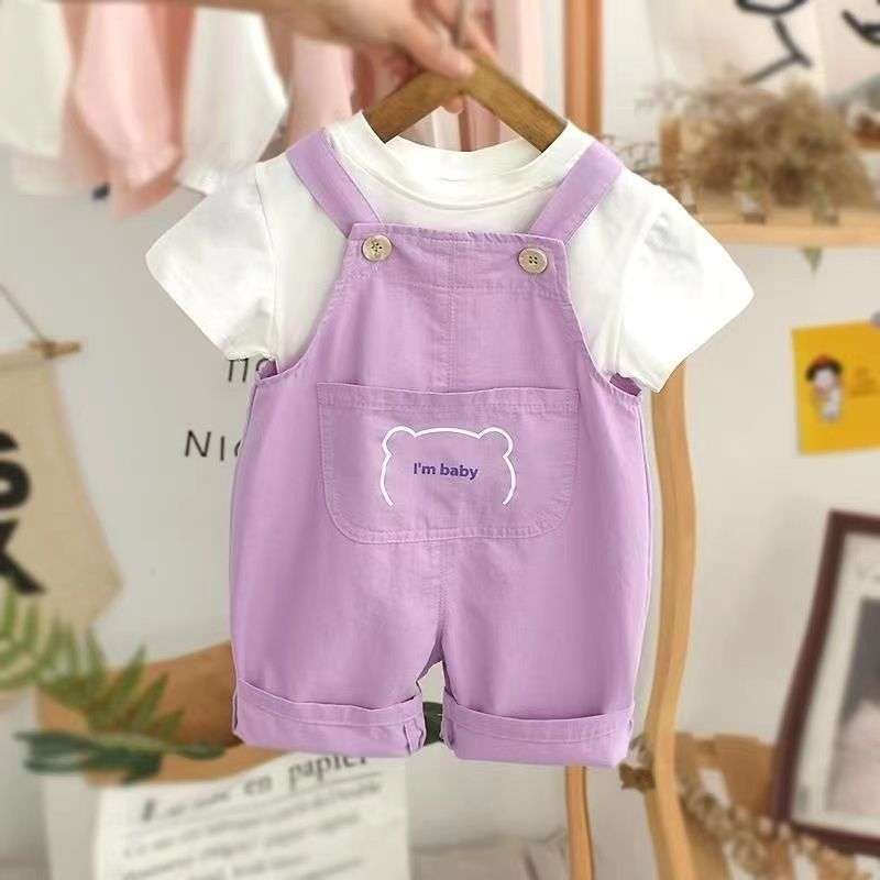 ベビー服  ベビー用オーバーオールセット