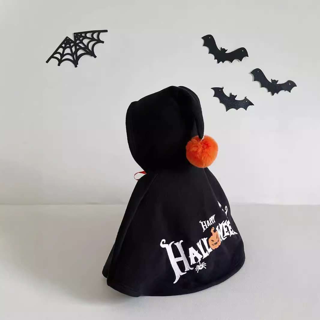 ベビー服 ハロウィンマント風ポンチョ