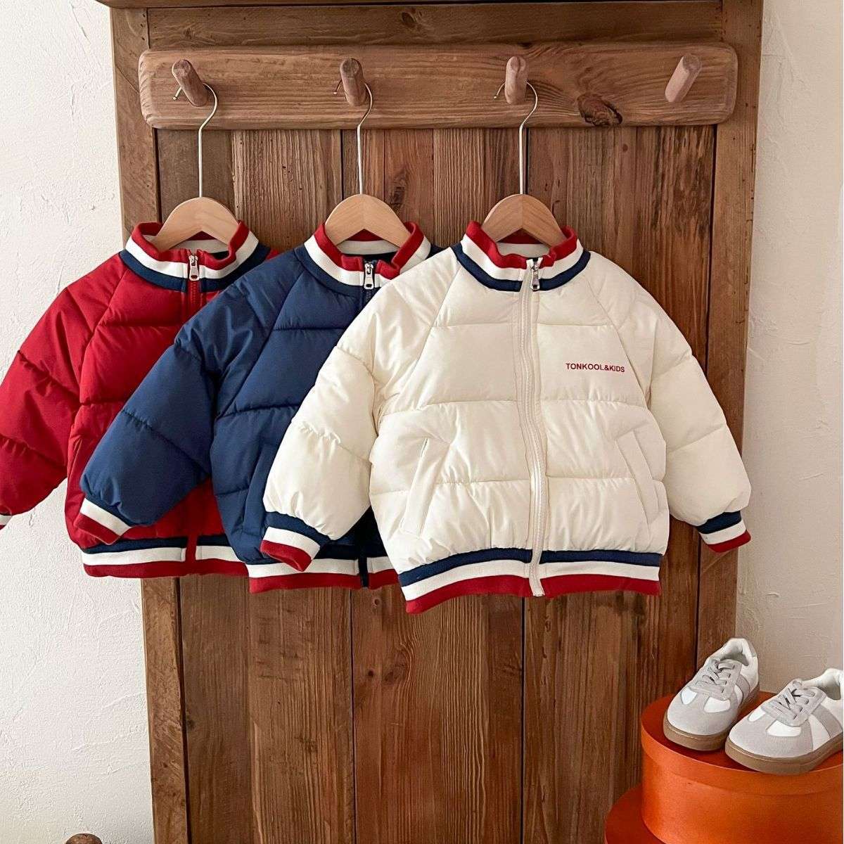ベビー服  お出かけ用キッズキルトジャンパー