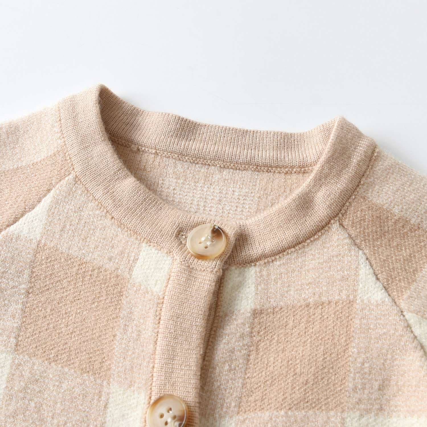 ベビー服 新生児ふわもこニットコンビ