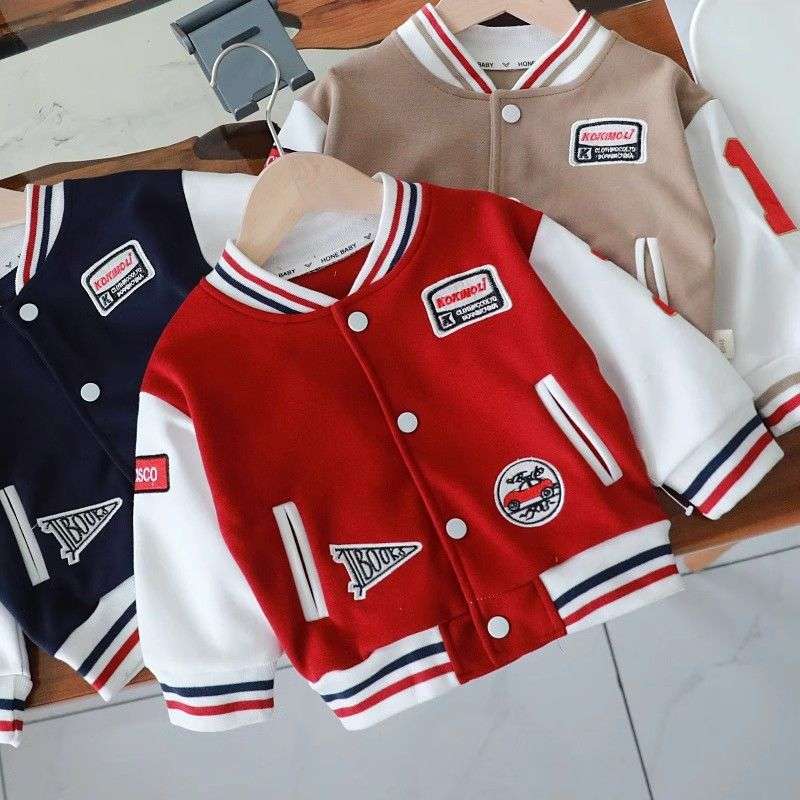 ベビー服  ベビー用スポーティバーシティジャケット