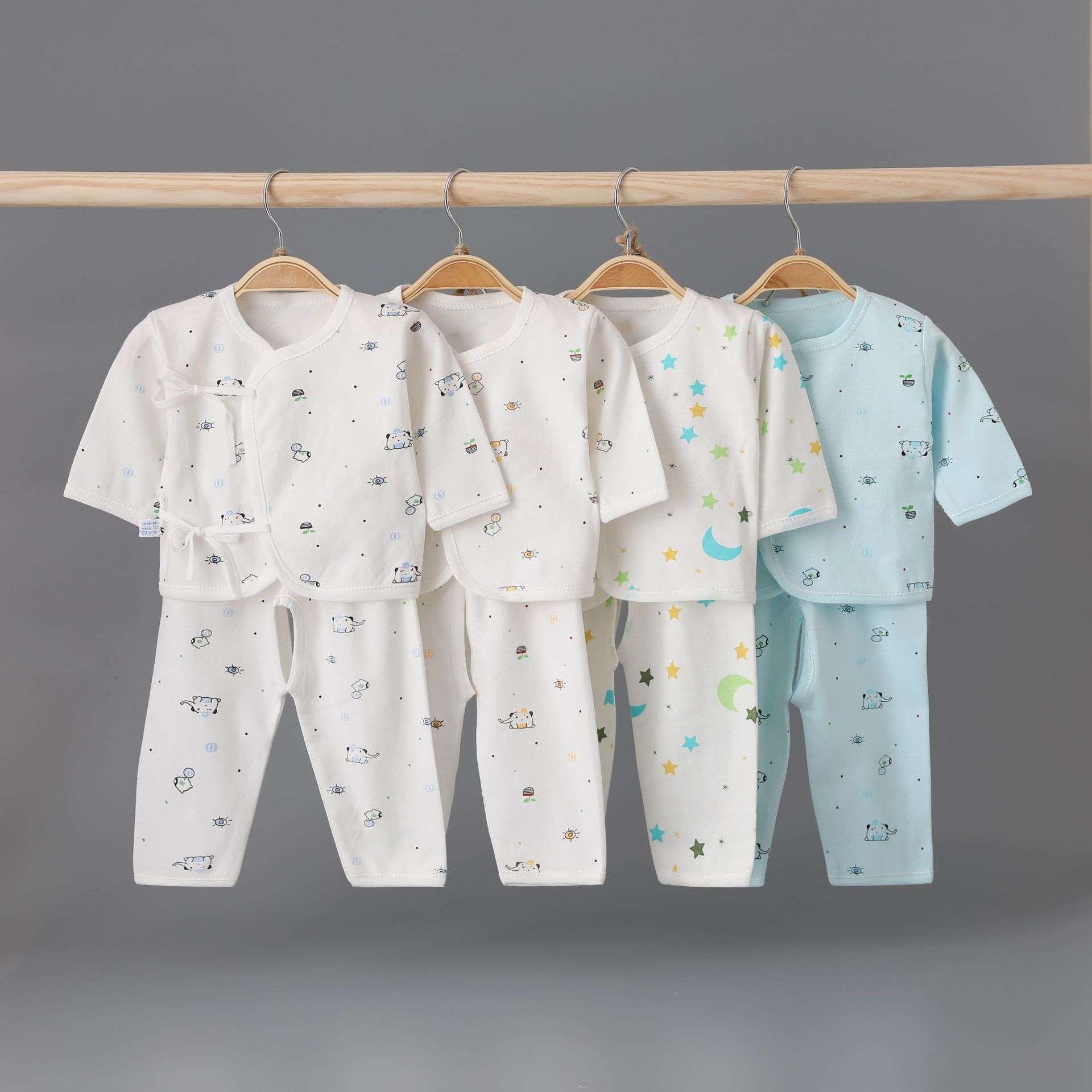 ベビー服  新生児用やわらか肌着セット