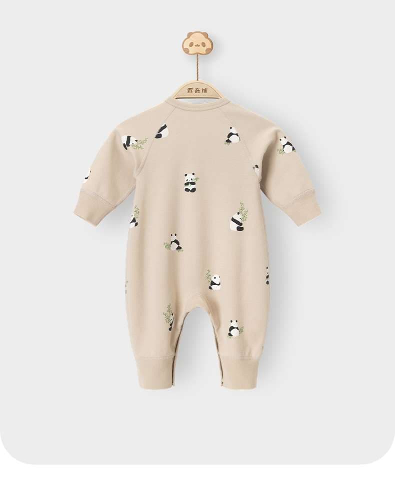 ベビー服  パンダ柄赤ちゃん用ロンパース
