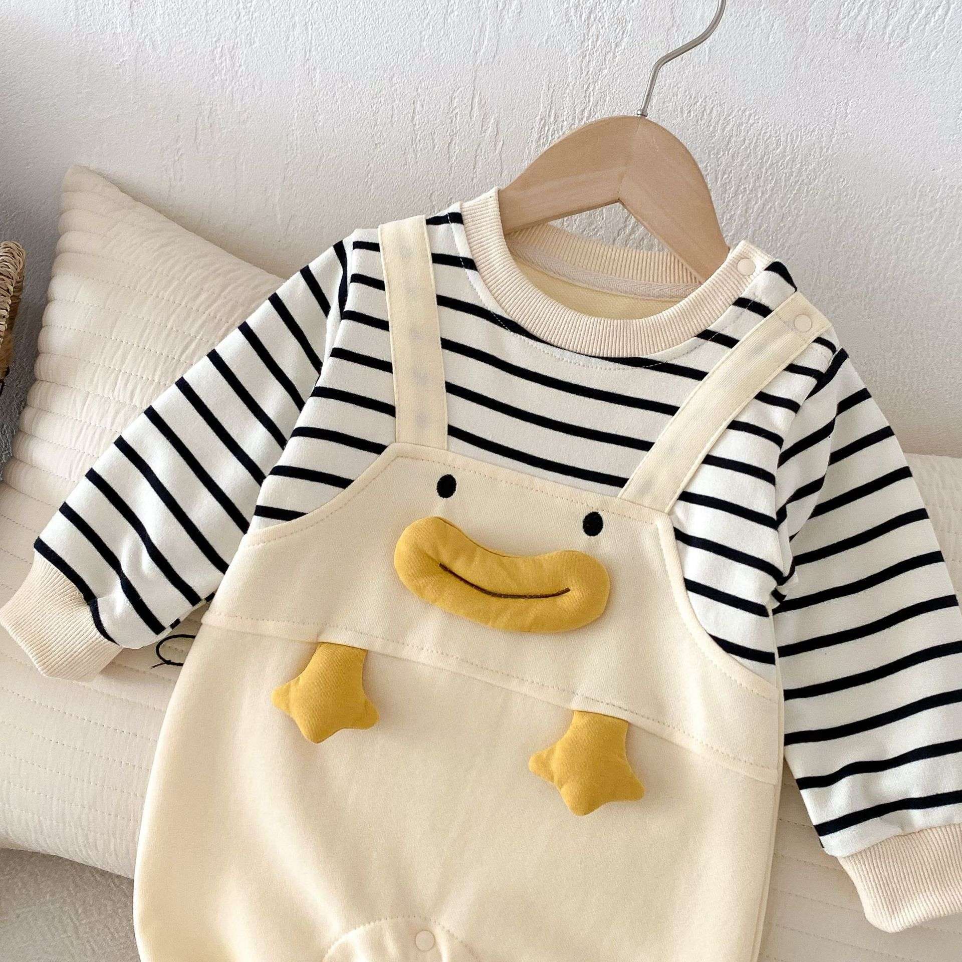 ベビー服  にこにこお星様ロンパース