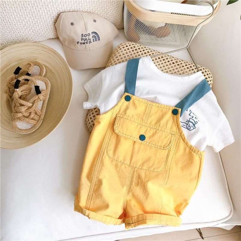 ベビー服  ベビー用サロペットショートパンツ