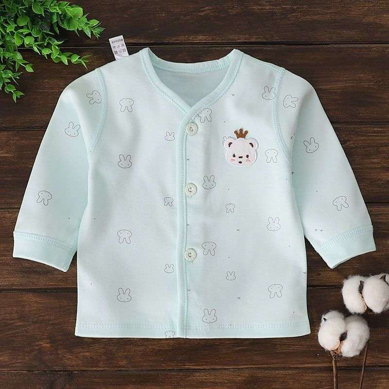ベビー服  うさぎ柄の赤ちゃん用長袖カーディガン