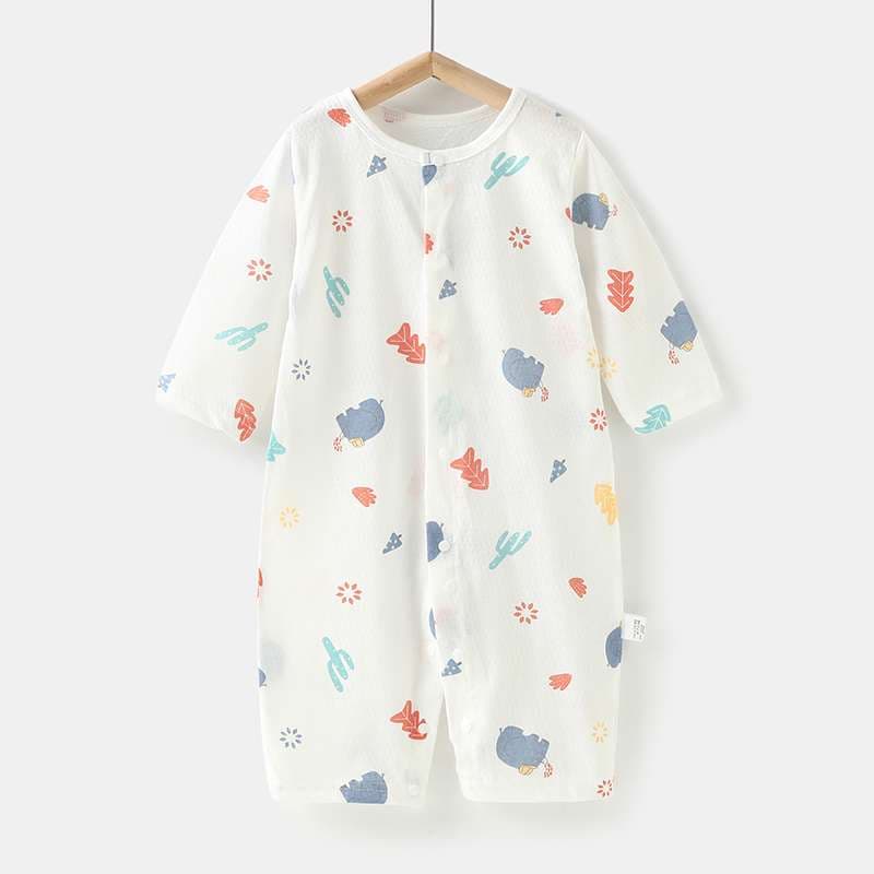 ベビー服  可愛い動物柄の赤ちゃん用ロンパース