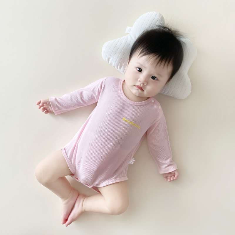 ベビー服  ふわふわ雲枕付き 赤ちゃんのやわらかロンパース