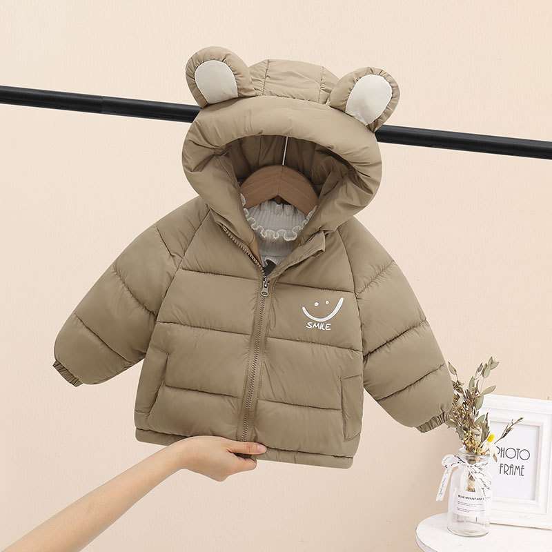 ベビー服 ふわもこくまさん防寒ジャケット