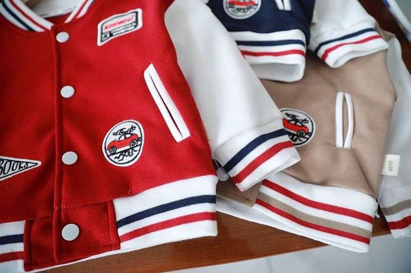 ベビー服  ベビー用スポーティバーシティジャケット