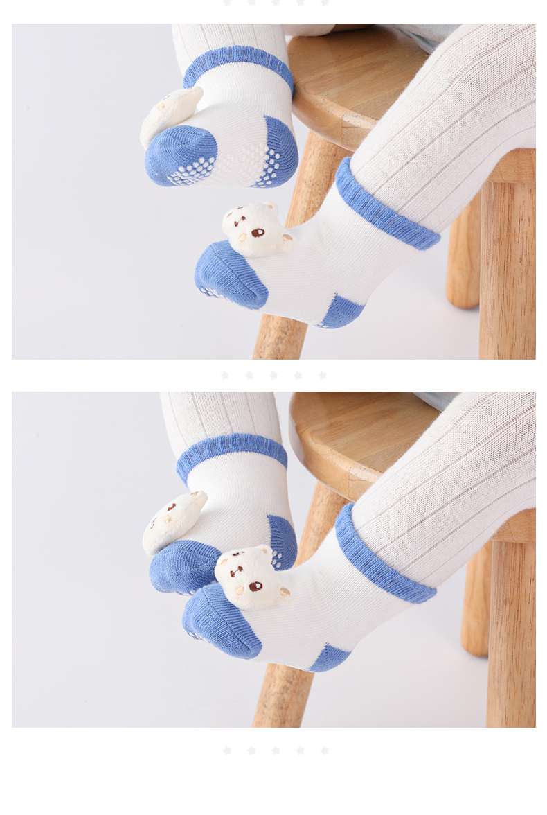 ベビー服  動物キャラクター付きベビーソックスセット