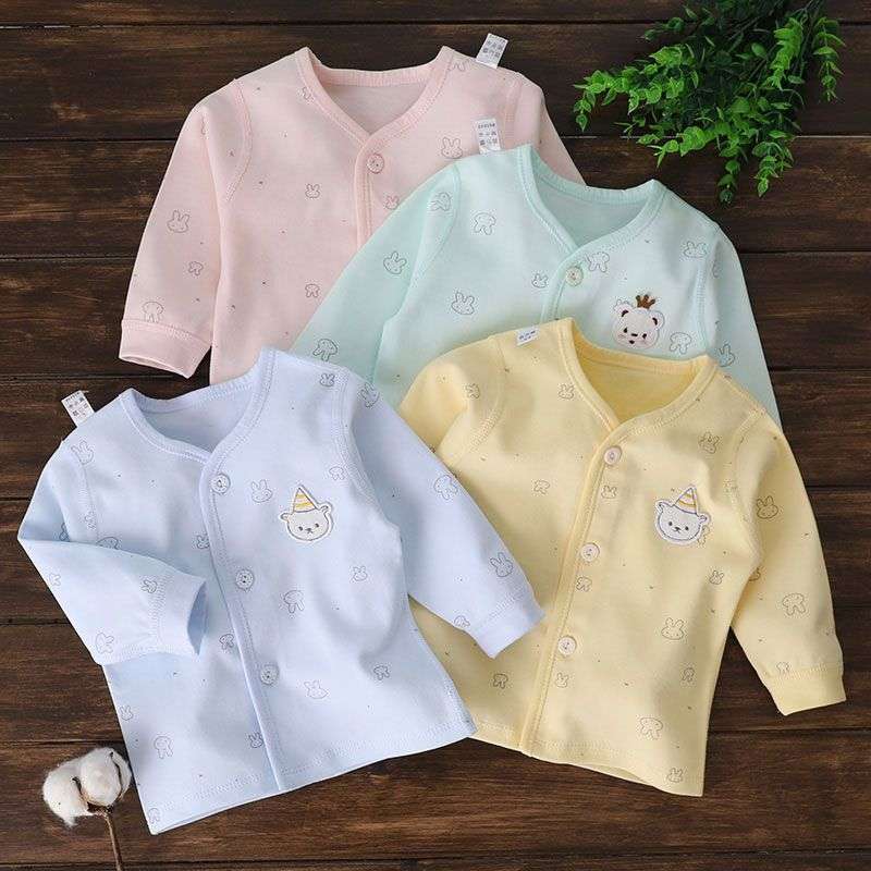 ベビー服  うさぎ柄の赤ちゃん用長袖カーディガン