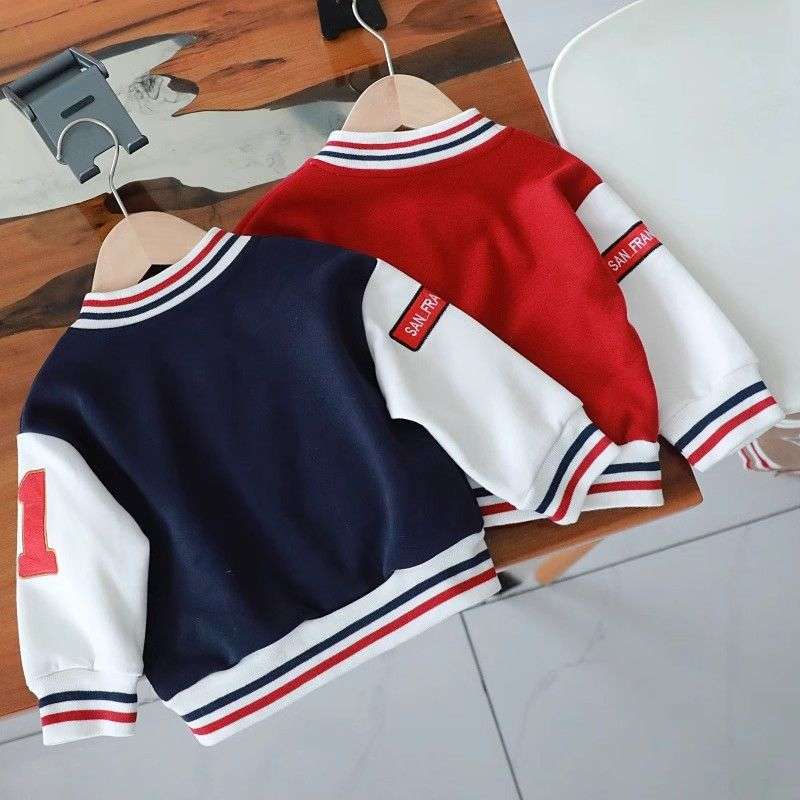 ベビー服  ベビー用スポーティバーシティジャケット