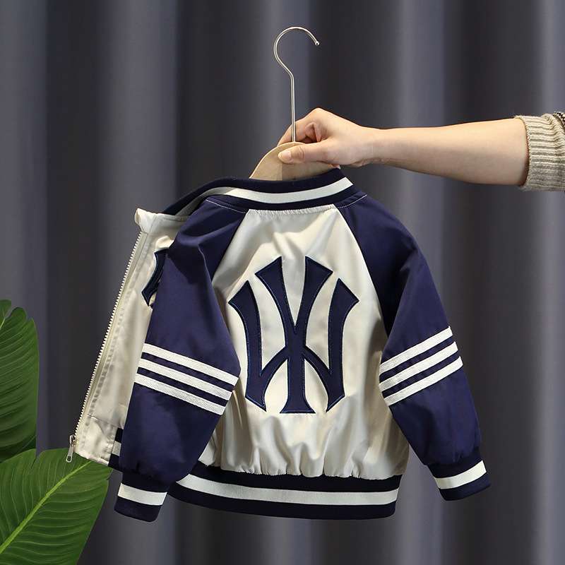 ベビー服  ニューヨークチーム風ベビージャンパー