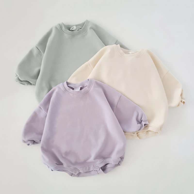 ベビー服 やわらか素材のベビーロンパース