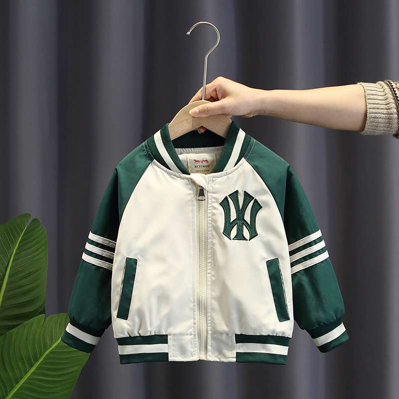 ベビー服  ニューヨークチーム風ベビージャンパー