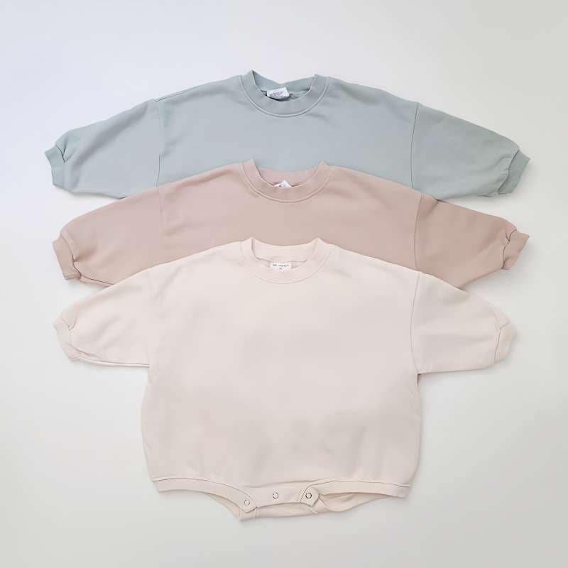 ベビー服 やわらか素材のベビーロンパース