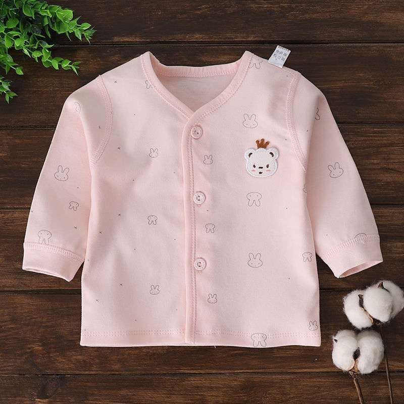 ベビー服  うさぎ柄の赤ちゃん用長袖カーディガン