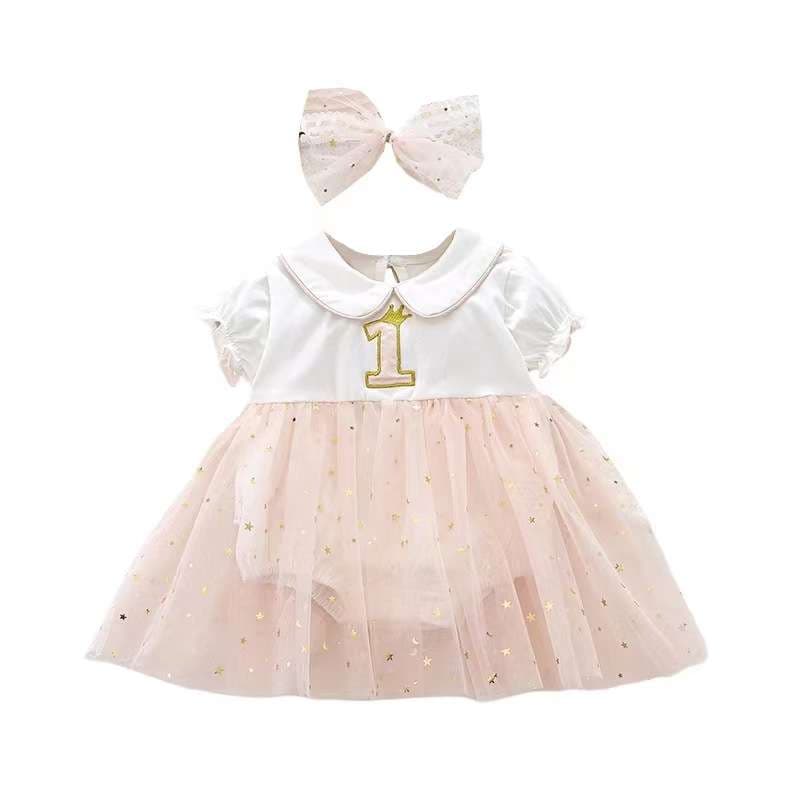 ベビー服  チュチュワンピース 星空プリンセス 1歳お誕生日