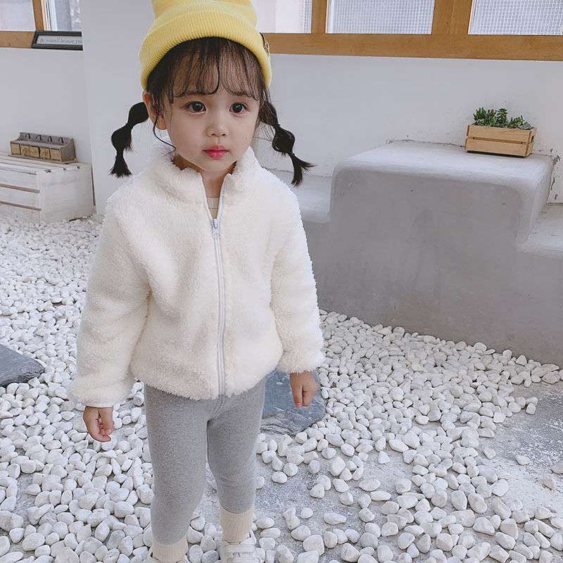 ベビー服  もこもこふわふわベビージャケット